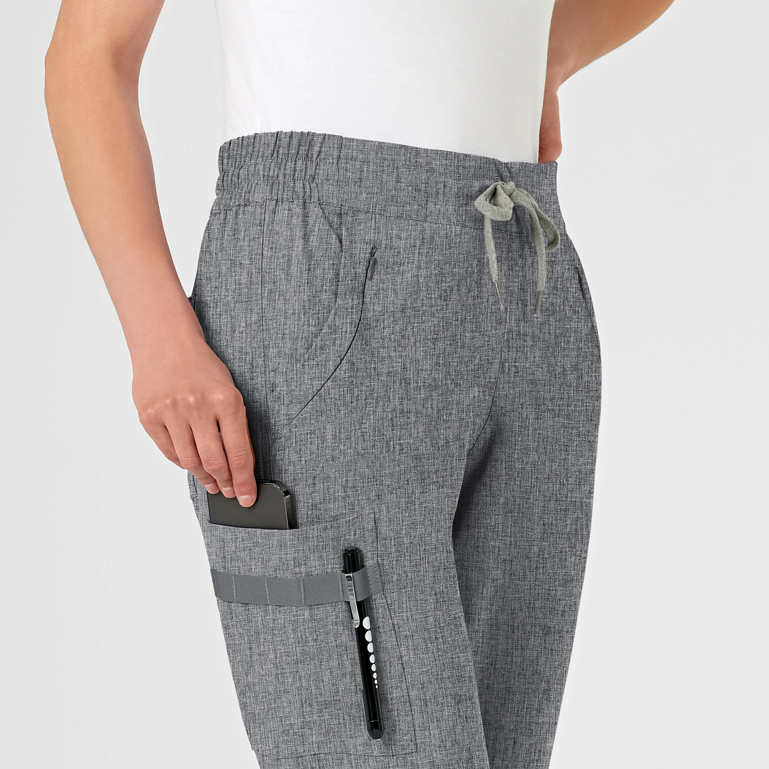 RENEW Women's Jogger Scrub Pant - Grey Heather
