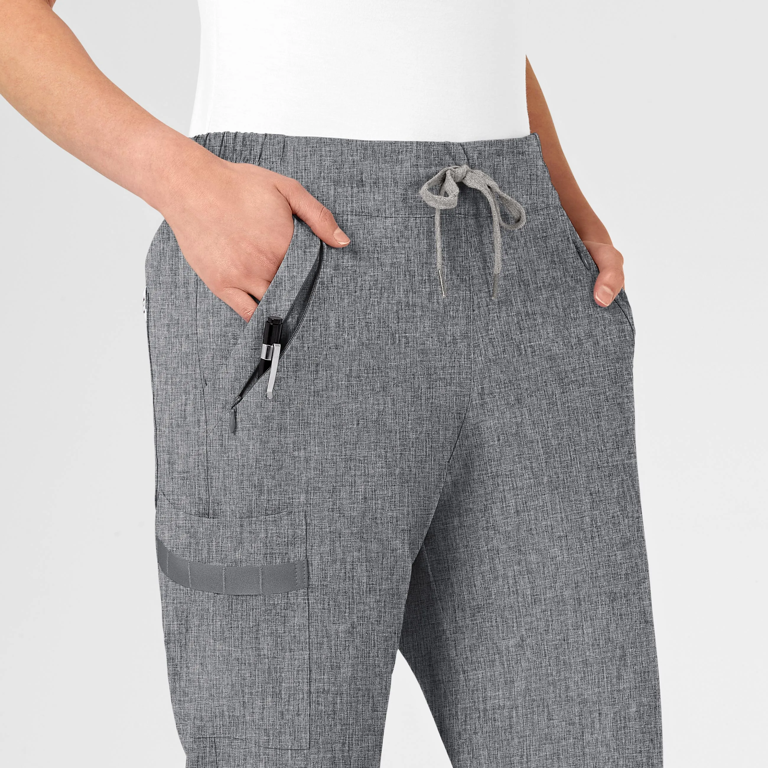 RENEW Women's Jogger Scrub Pant - Grey Heather