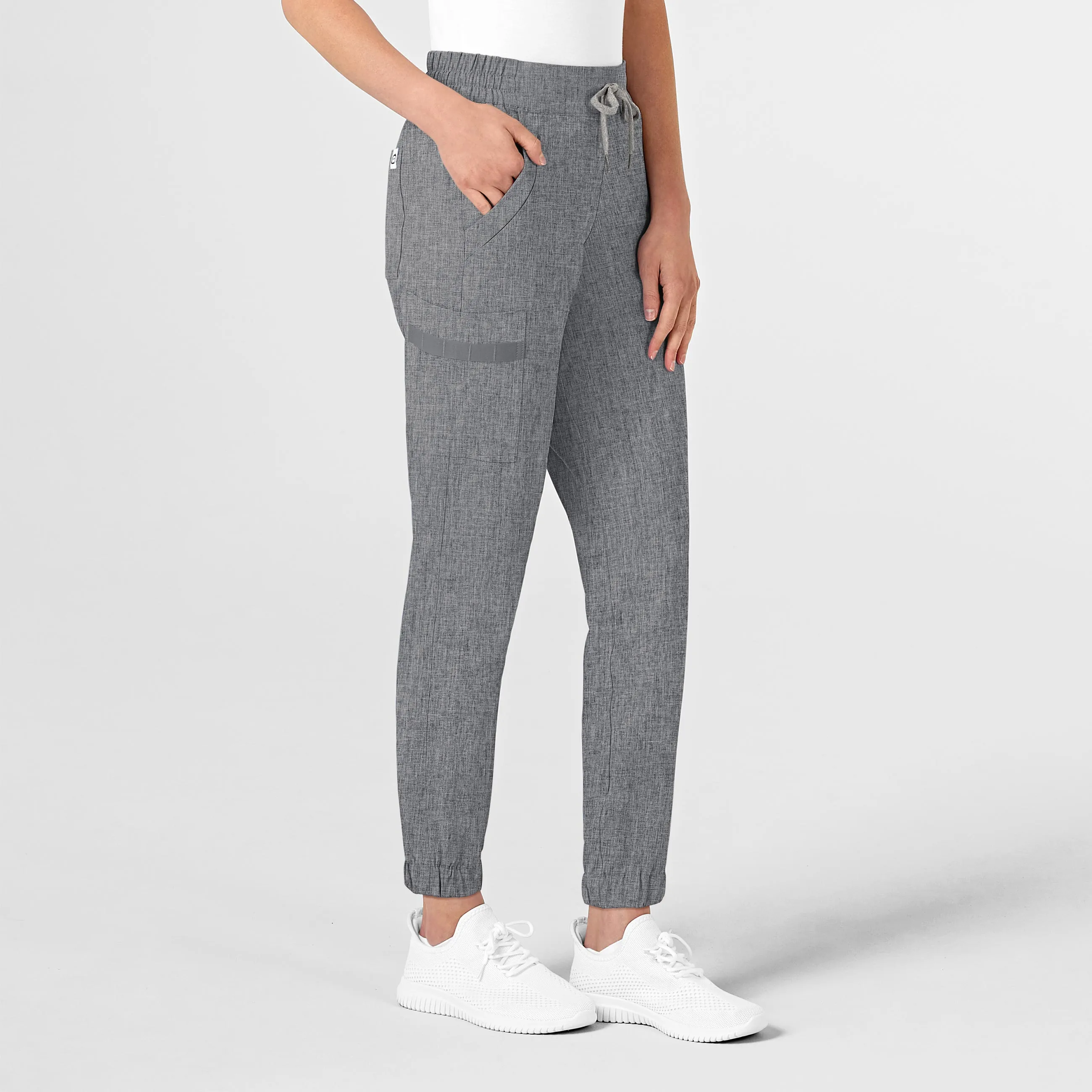 RENEW Women's Jogger Scrub Pant - Grey Heather