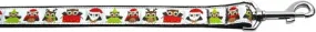 Santa Owls Nylon Dog Leash 3-8 Inch Wide 6ft Long