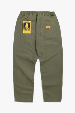 Service Works Olive Green Canvas Chef Pants