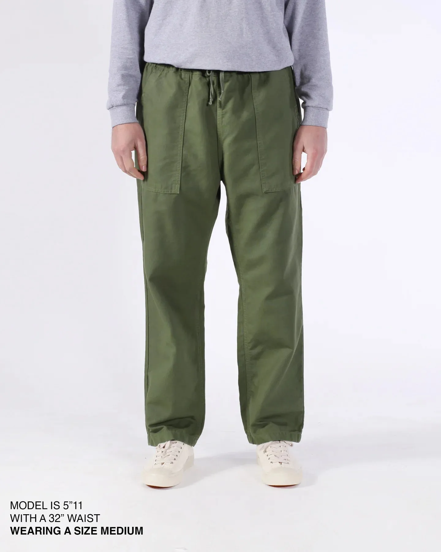 Service Works Olive Green Canvas Chef Pants