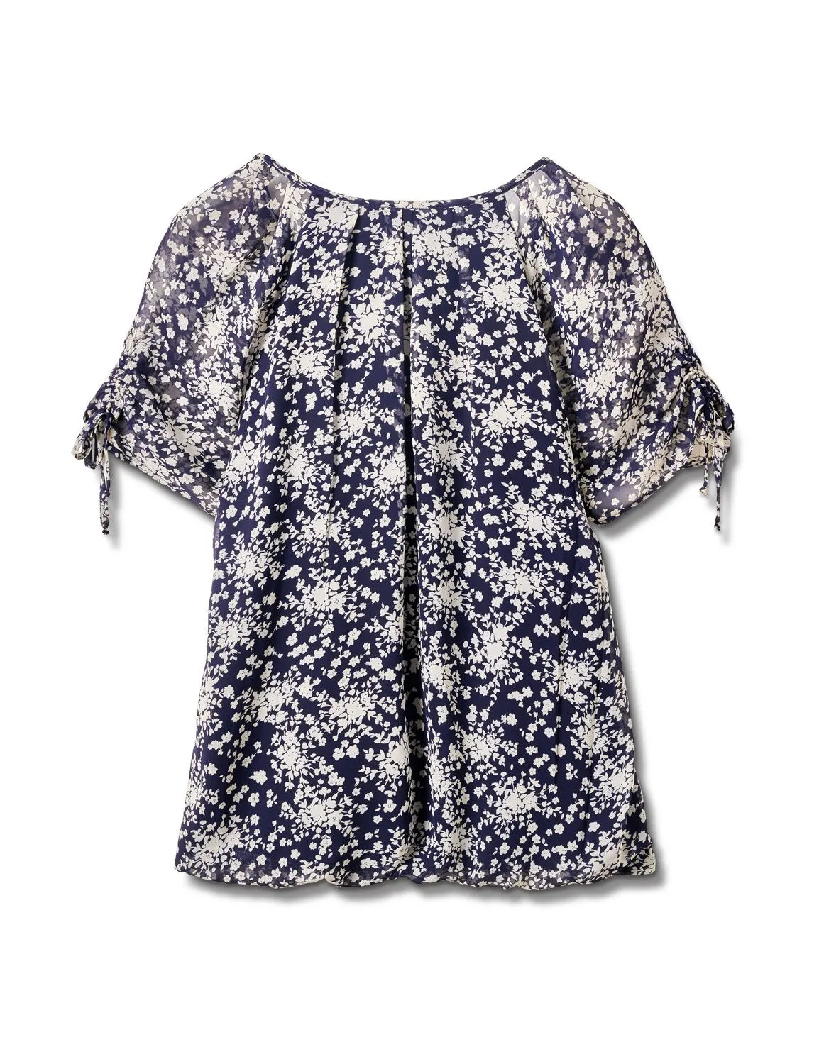 Small Floral Bubble Hem Top