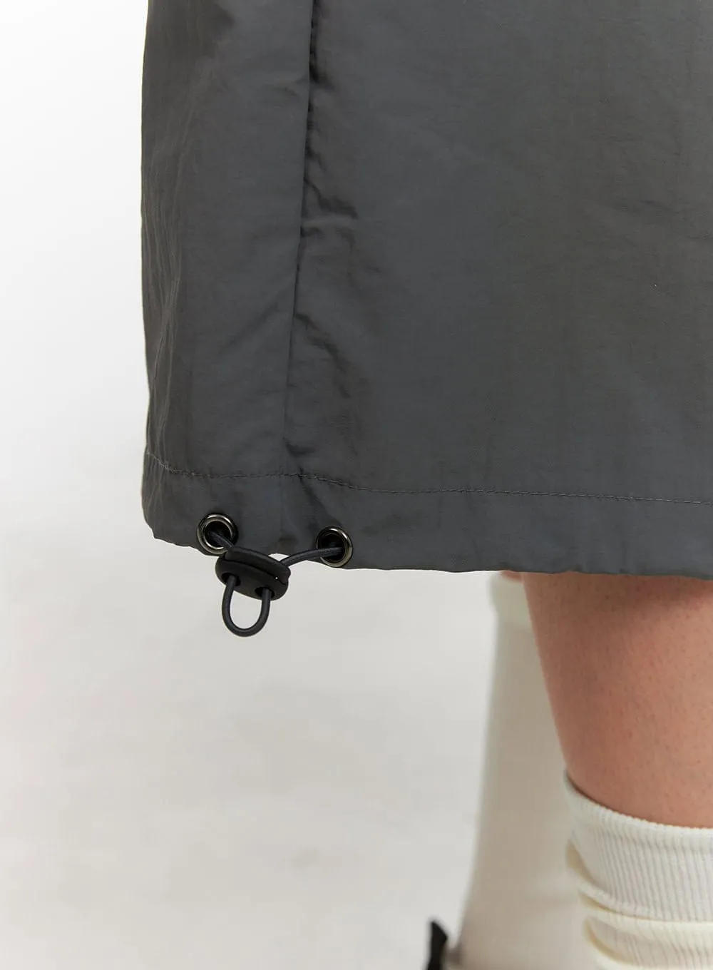 String-Banded Nylon Pants CA430