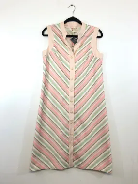 Striped Polyester 70s Dress