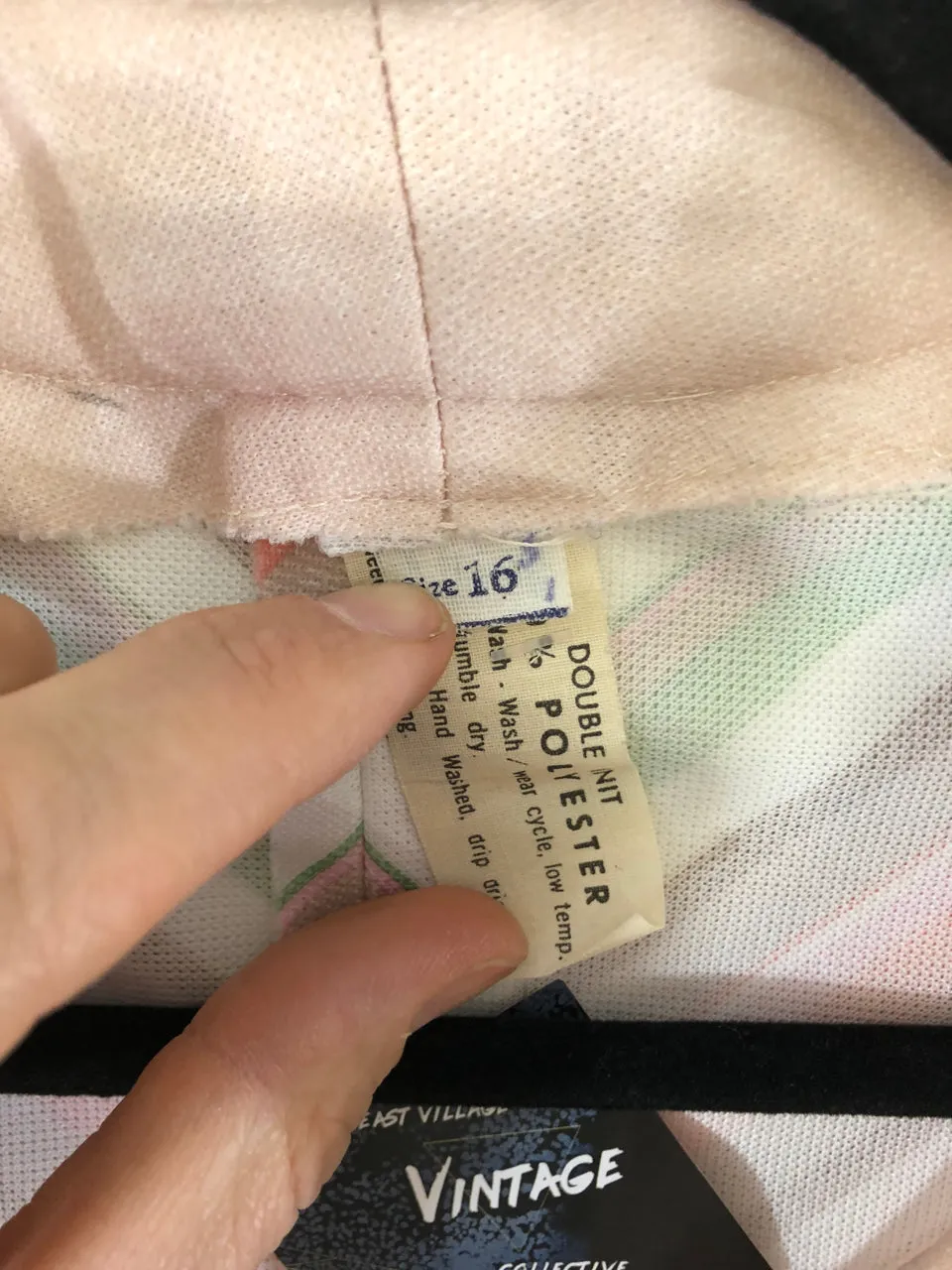 Striped Polyester 70s Dress