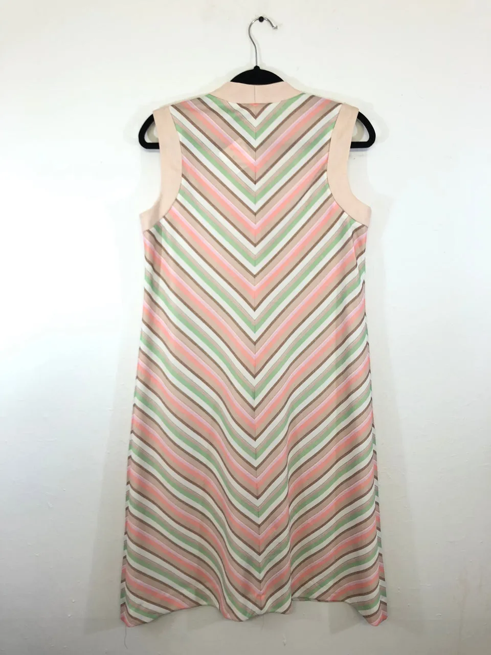 Striped Polyester 70s Dress