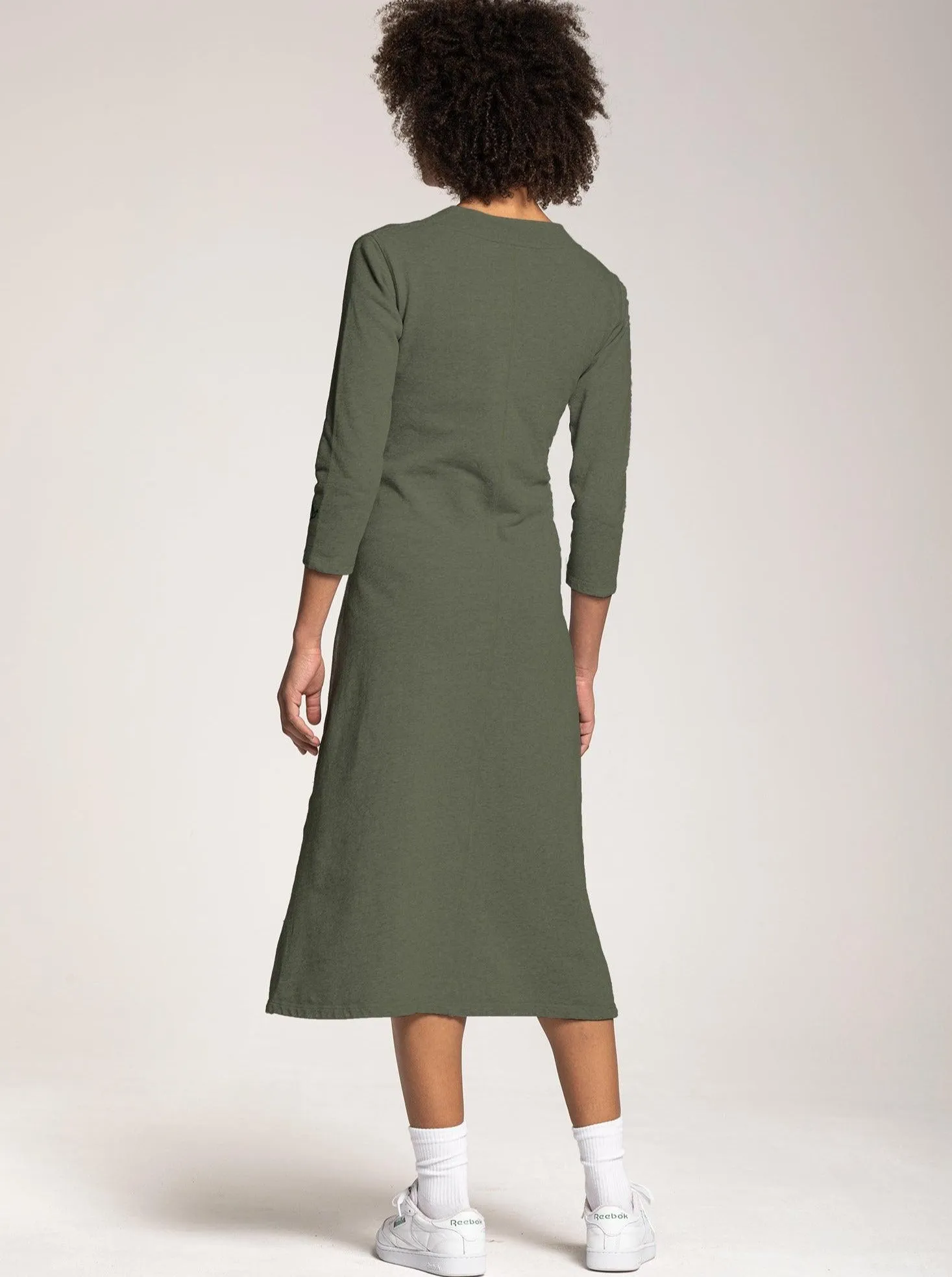 Terry Dress - Olive