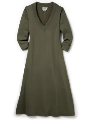 Terry Dress - Olive