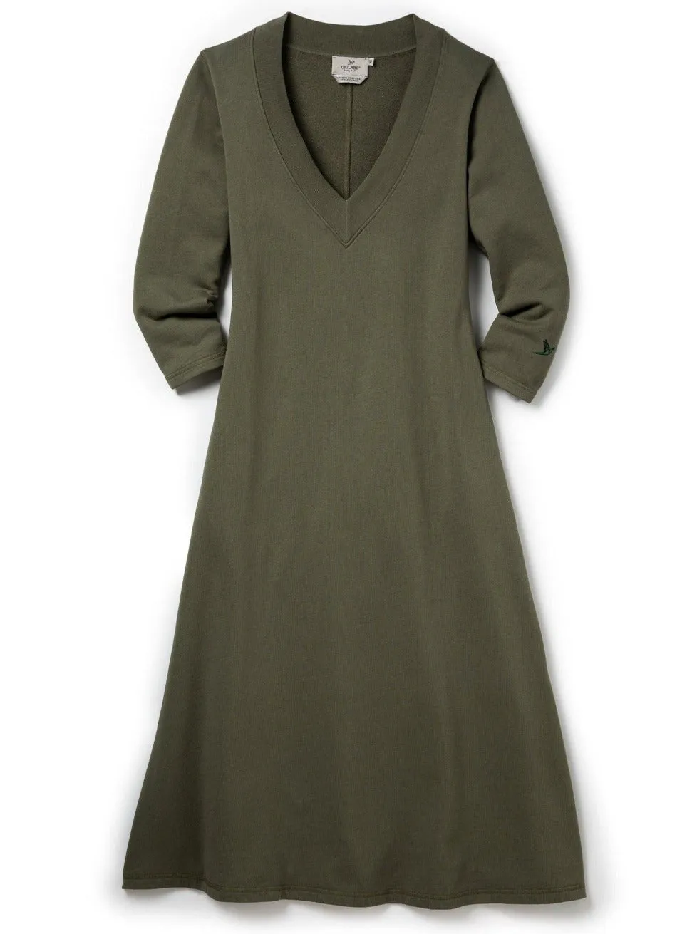 Terry Dress - Olive